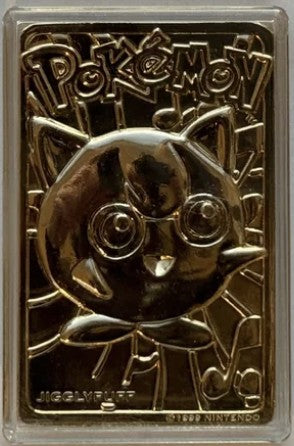 Pokemon 23k Burger King Gold Plated Trading Card, Sealed Poke Ball - Jigglypuff (Blue Box version)