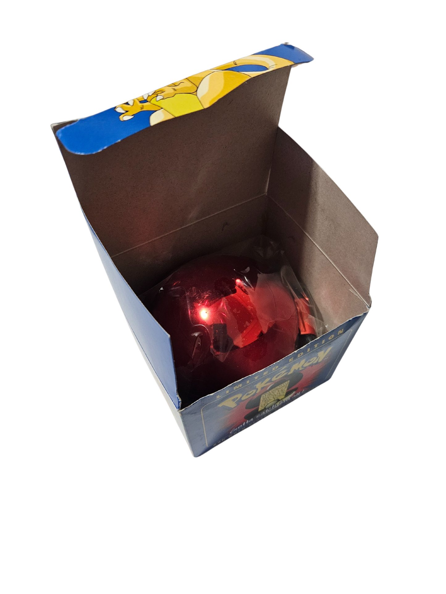 Pokemon 23k Burger King Gold Plated Trading Card, Sealed Poke Ball - Charizard (Blue Box version)