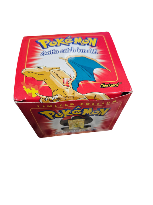 Pokemon 23k Burger King Gold Plated Trading Card, Sealed Poke Ball - Charizard (Red Box version)