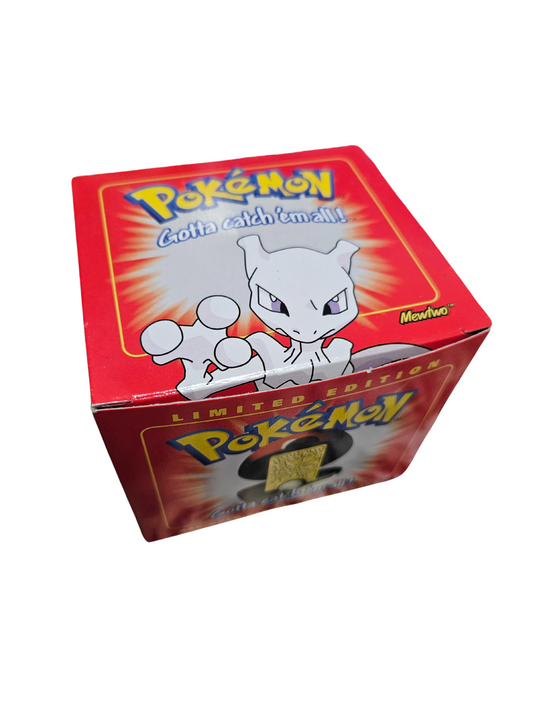 Pokemon 23k Burger King Gold Plated Trading Card, Sealed Poke Ball - Mewtwo (Red Box version)