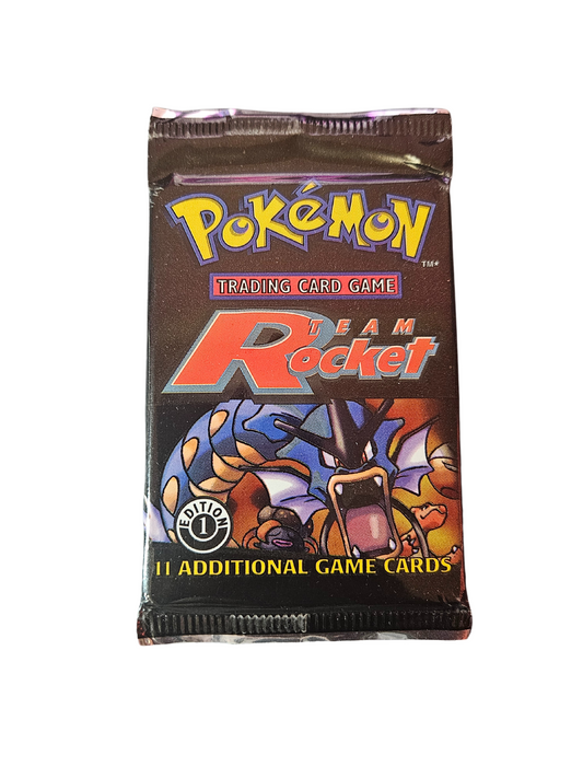 Team Rocket 1st Edition Booster Pack (Gyarados Art)
